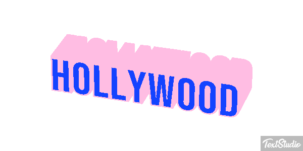 Hollywood Effetto testo