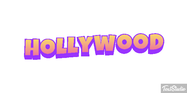 Hollywood Effetto testo