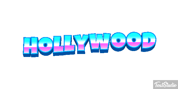 Hollywood Effetto testo