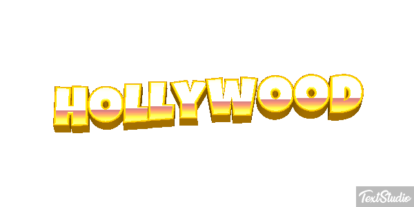 Hollywood Effetto testo