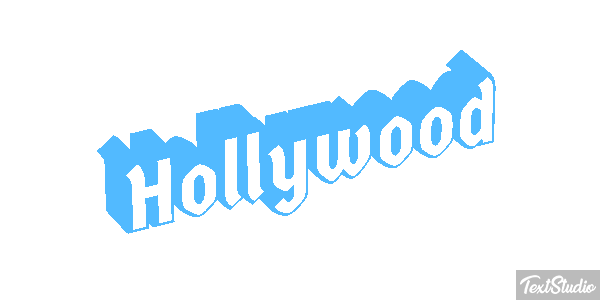 Hollywood Effetto testo