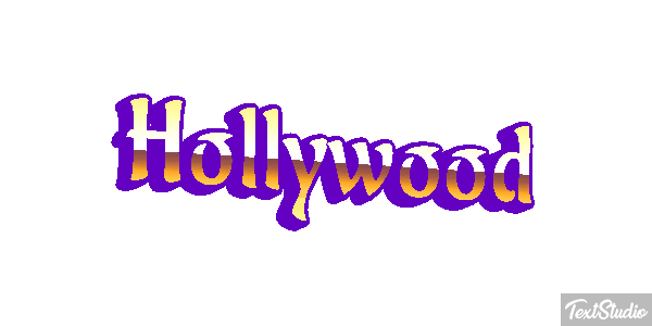 Hollywood Effetto testo