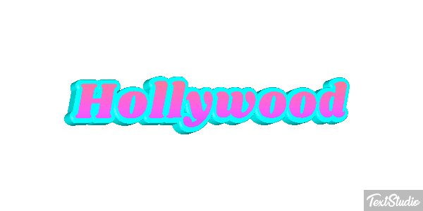 Hollywood Effetto testo