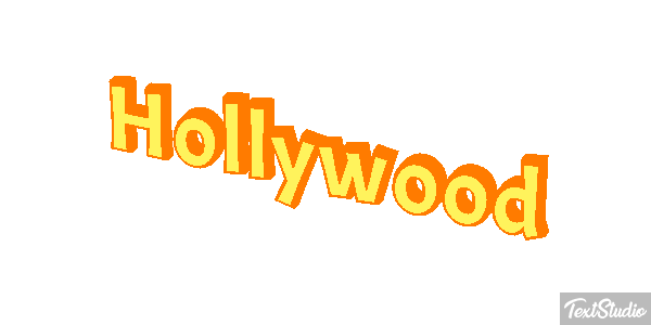 Hollywood Effetto testo