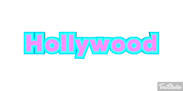 Hollywood Effetto testo