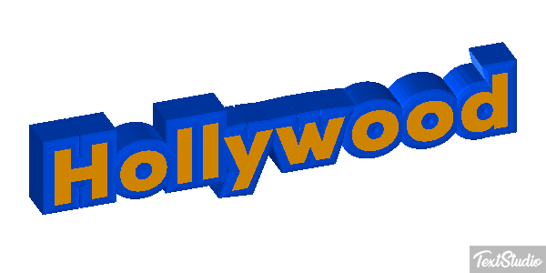 Hollywood Effetto testo