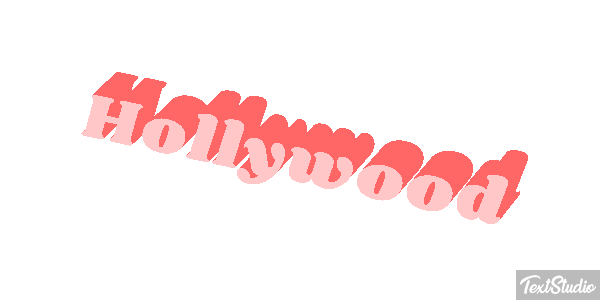 Hollywood Effetto testo
