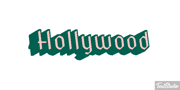 Hollywood Effetto testo