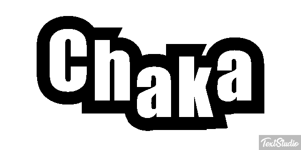Chaka Text effect
