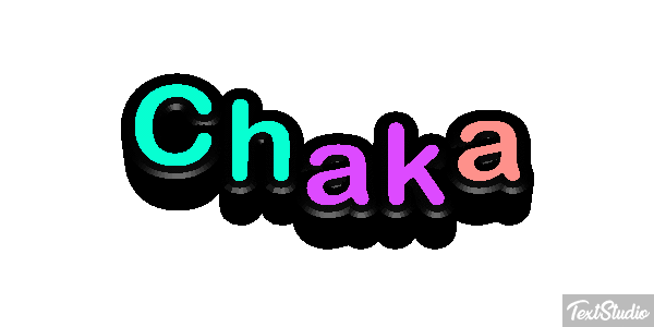 Chaka Text effect