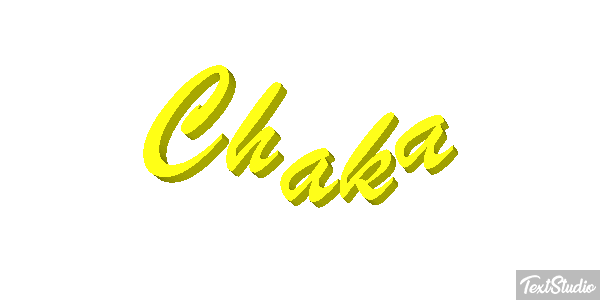 Chaka Text effect