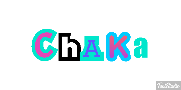 Chaka Text effect
