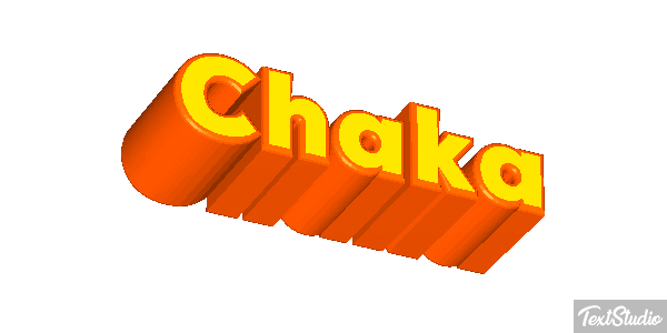 Chaka Text effect