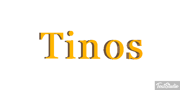 Tinos Efekt tekstowy