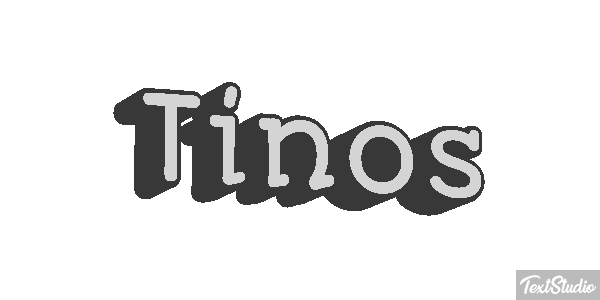Tinos Efekt tekstowy