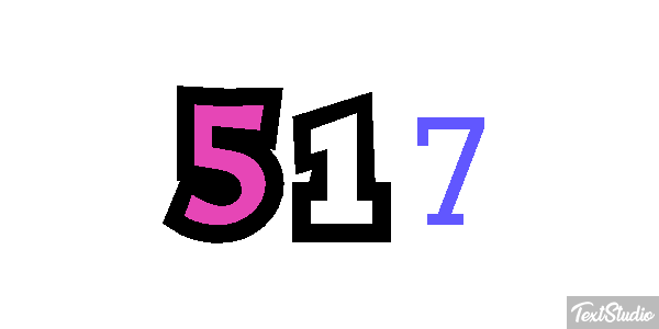 517 Text effect