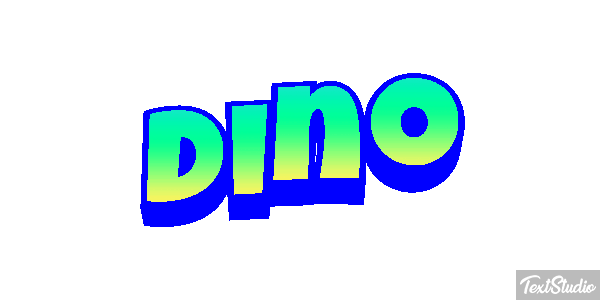 Dino Effetto testo