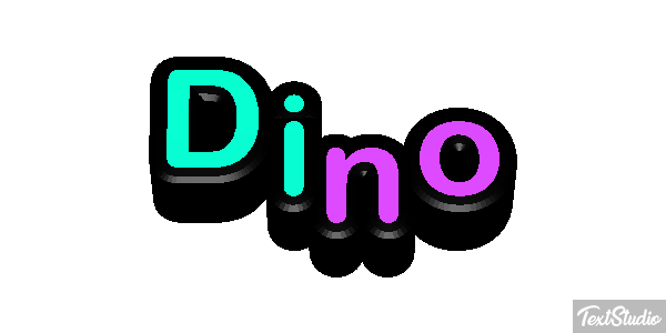 Dino Effetto testo
