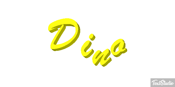 Dino Effetto testo