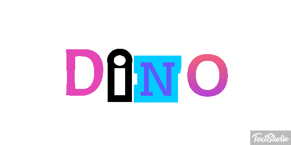 Dino Effetto testo