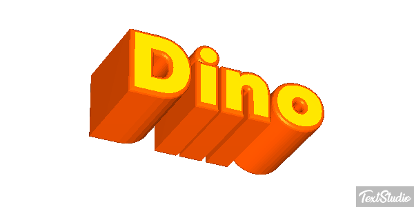 Dino Effetto testo