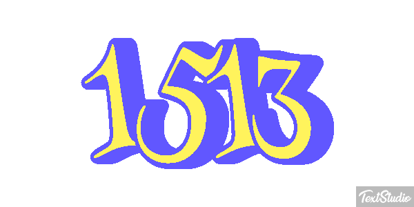 1513 Text effect