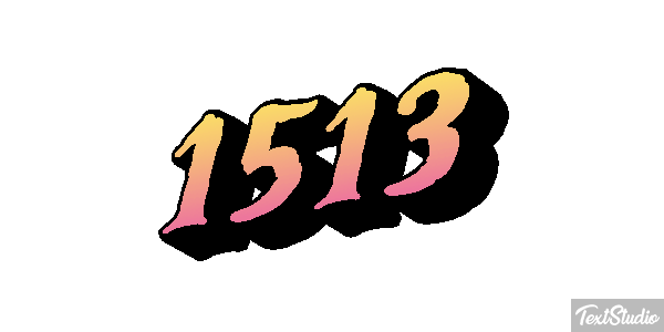 1513 Text effect