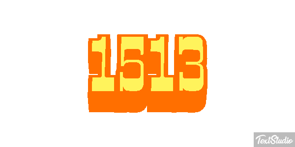 1513 Text effect