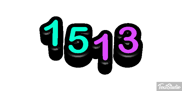 1513 Text effect