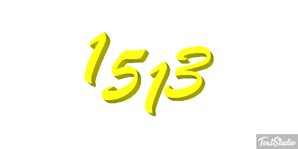 1513 Text effect