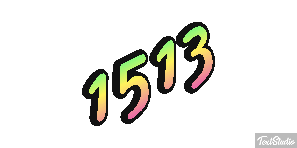 1513 Text effect