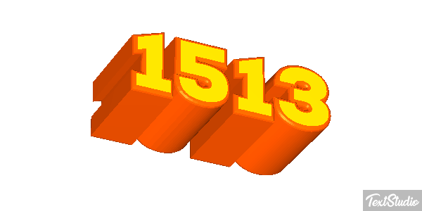 1513 Text effect