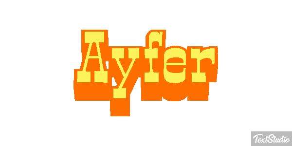 Ayfer Texteffekt