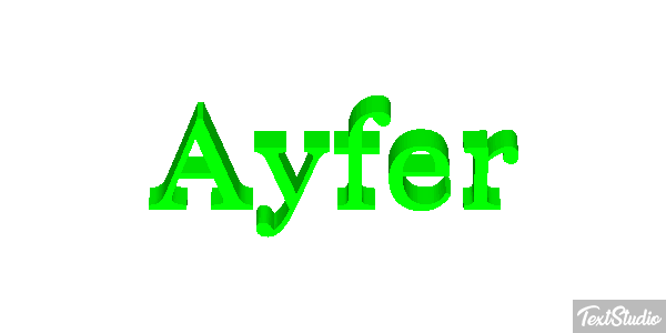 Ayfer Texteffekt