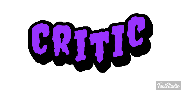 Critic Text effect
