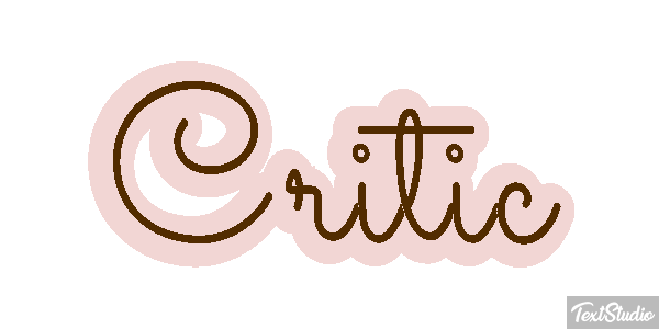 Critic Text effect