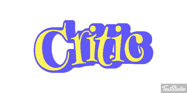 Critic Text effect