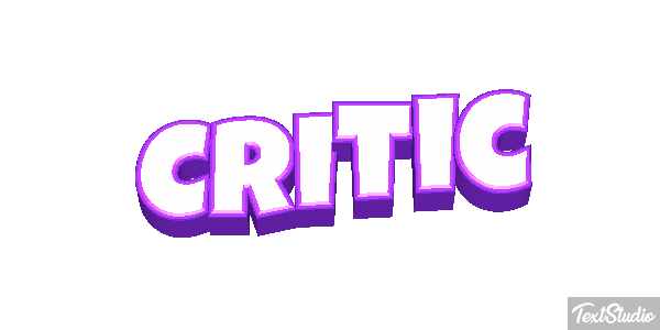 Critic Text effect