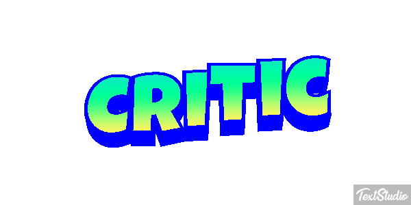 Critic Text effect