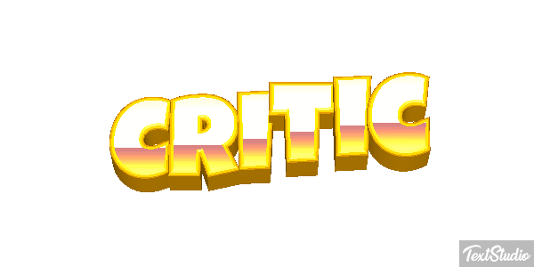Critic Text effect