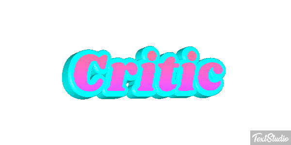 Critic Text effect