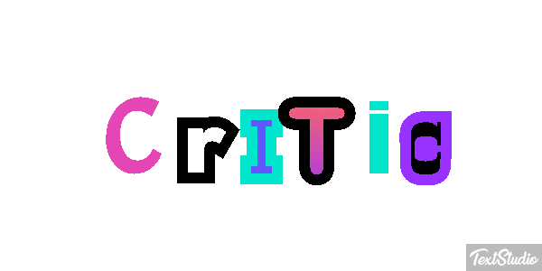 Critic Text effect
