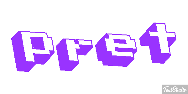Prêt Текстовый эффект