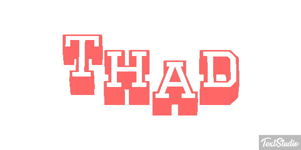 Thad Texteffekt