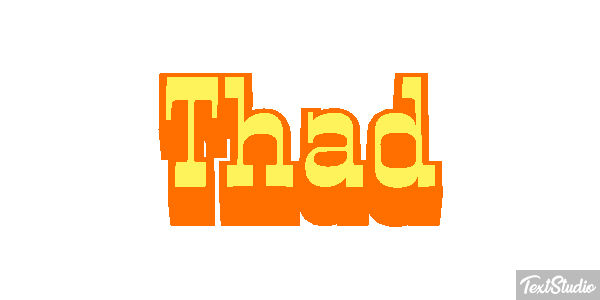 Thad Texteffekt