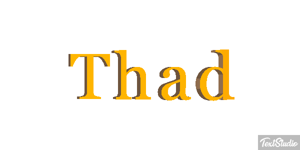 Thad Texteffekt