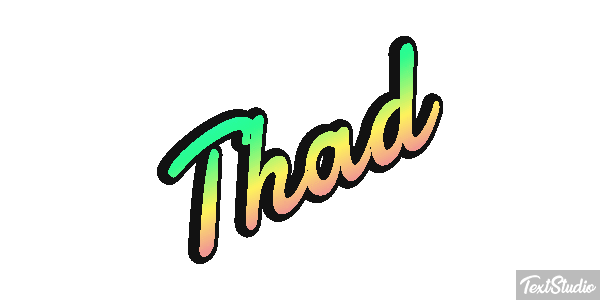 Thad Texteffekt
