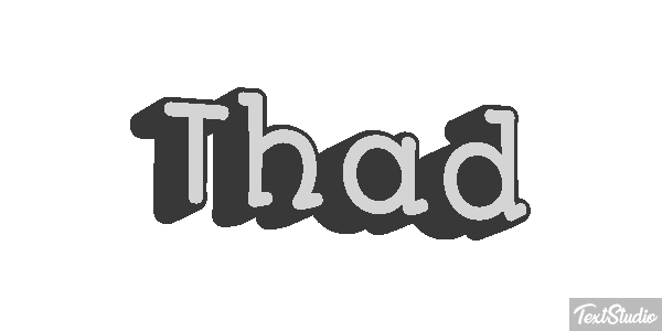 Thad Texteffekt