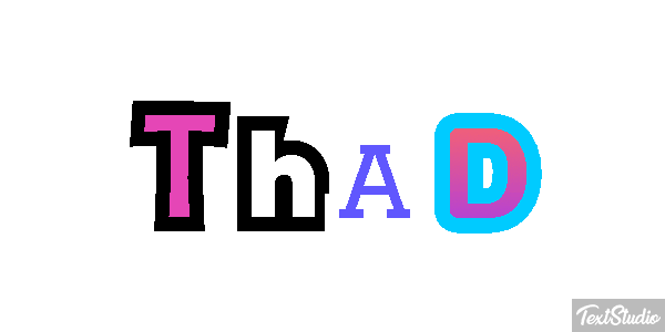 Thad Texteffekt