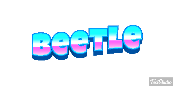 Beetle Text effect